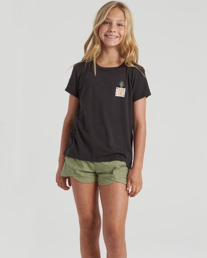 1 Modernist Pineapple  - T-shirt voor Meisjes Black U8SS03BIF0 Billabong