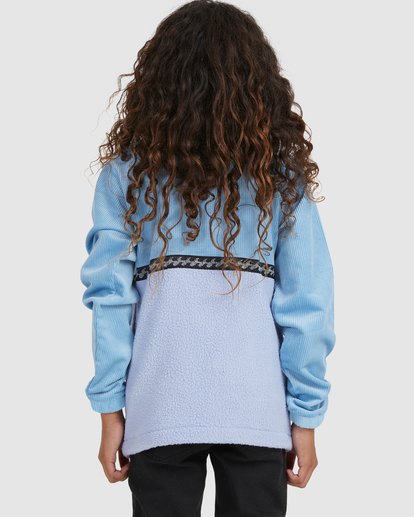 3 Boy's Space Cow Half-Zip Pullover Blue UBBFT00100 Billabong