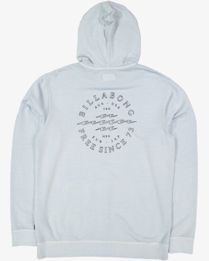 8 Boy's Big Wave Dan Pullover Hoodie Orange UBBFT00101 Billabong