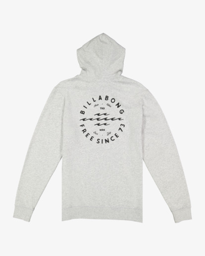 4 Big Wave Daz Hoodie Grey UBBFT00120 Billabong