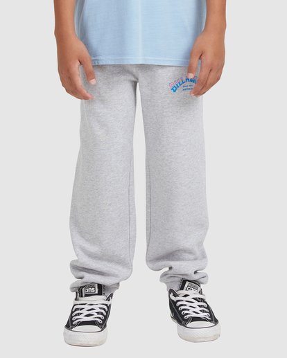 0 Boy's Core Arch Track Sweatpants Grey UBBNP00101 Billabong