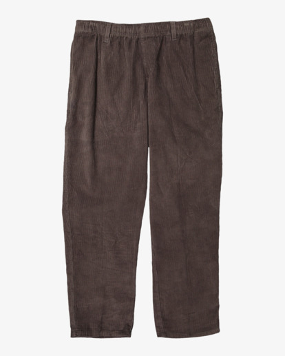 4 Larry Straight Corduroy Pants Black UBBNP00126 Billabong