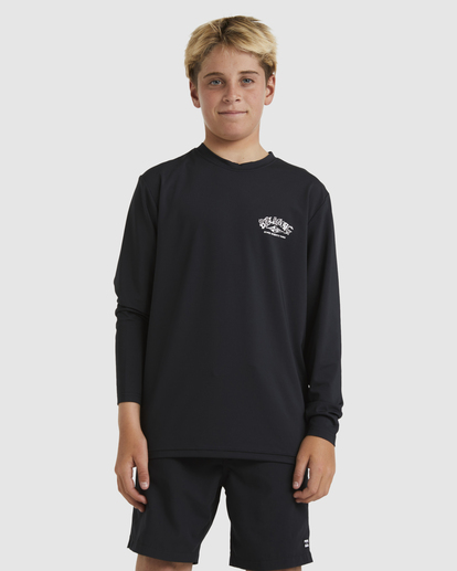 0 Boys 8-16 Ransom Rash Vest Black UBBWR03002 Billabong