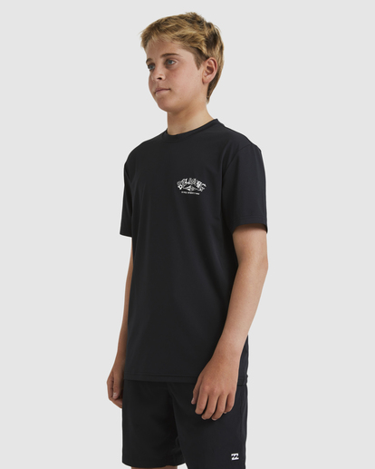 1 BOYS RANSOM LF SS Black UBBWR03003 Billabong