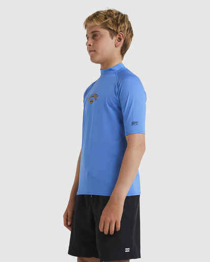 1 BOYS STRAYA RF SS Blue UBBWR03005 Billabong