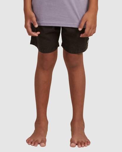 0 Boys 8-16 Mario 2.0 Shorts Black UBBWS00100 Billabong
