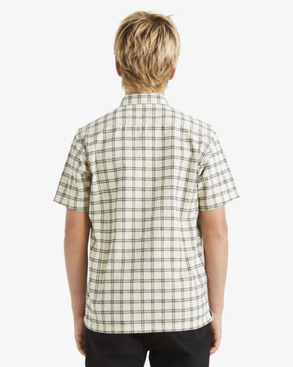 2 Mogule - Short Sleeve Shirt for Boys 8-16 Beige UBBWT00103 Billabong
