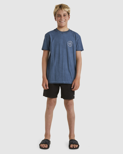4 Big Wave Daz T-Shirt Blue UBBZT00183 Billabong
