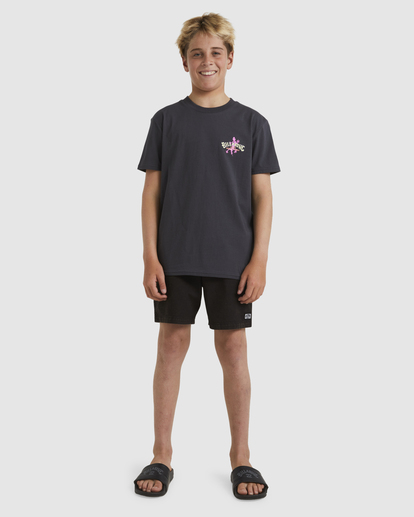 4 BOYS COSMIC SUN SS Black UBBZT00199 Billabong