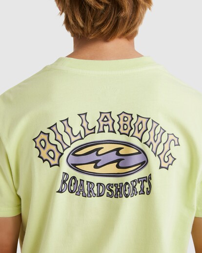 3 Boys 8-16 Vintage Arch T-Shirt Green UBBZT00205 Billabong