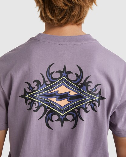 3 Boys 8-16 Tribe Core T-Shirt Purple UBBZT00206 Billabong