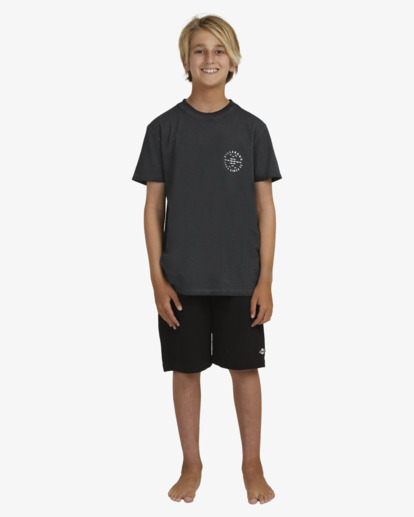 4 Boys 8-16 Big Wave Daz T-Shirt Black UBBZT00224 Billabong