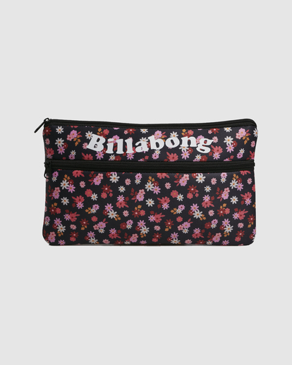 0 Girls 6-14 Ditsy Dream Large Pencil Case Black UBGAA00129 Billabong