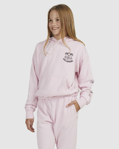 1 Girls 6-14 Bad Lands Pop Hoodie Pink UBGFT00108 Billabong
