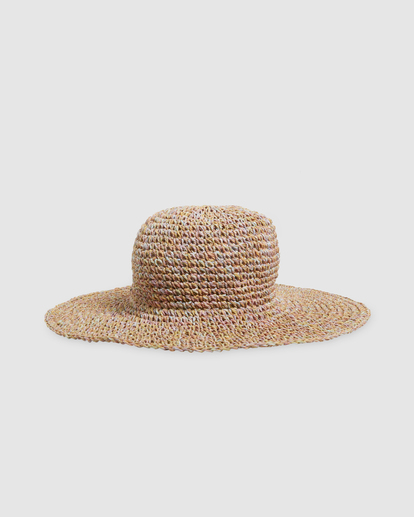 2 Girls 6-14 Rainbow Straw Hat Multicolor UBGHA00119 Billabong