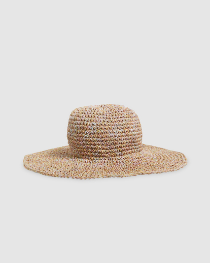 0 Girls 6-14 Rainbow Straw Hat Multicolor UBGHA00119 Billabong