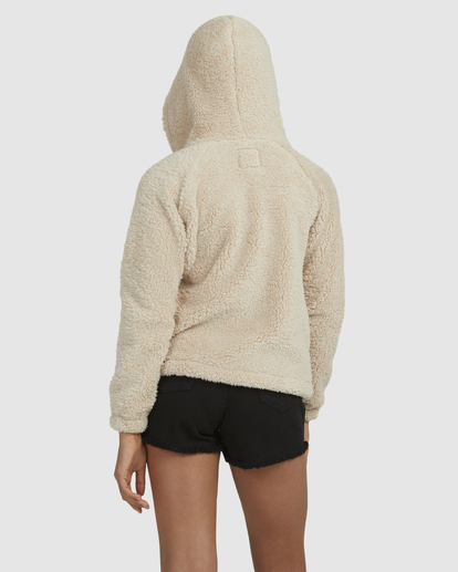 3 Girls 6-14 Keep Cozy Jumper Zip Up White UBGJK00101 Billabong