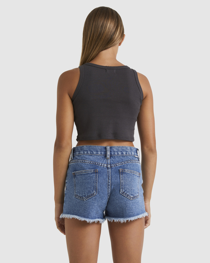 2 Girls 6-14 Free The Mind Crop Tank Black UBGZT00128 Billabong