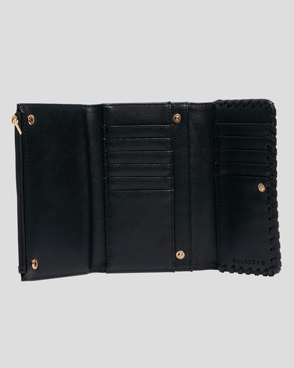 3 Stitch Up Tri-Fold Wallet Black UBJAA00147 Billabong