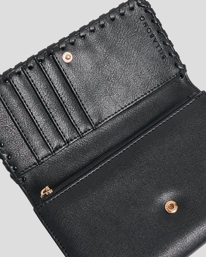 4 Stitch Up Tri-Fold Wallet Black UBJAA00147 Billabong