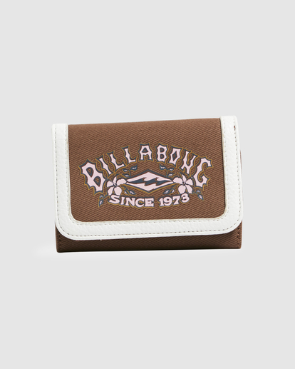 0 Throwback Trifold Wallet Brown UBJAA00343 Billabong