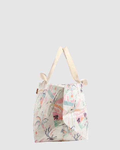 Jia Floral Convertible Beach Towel Tote Bag | KIM+ONO