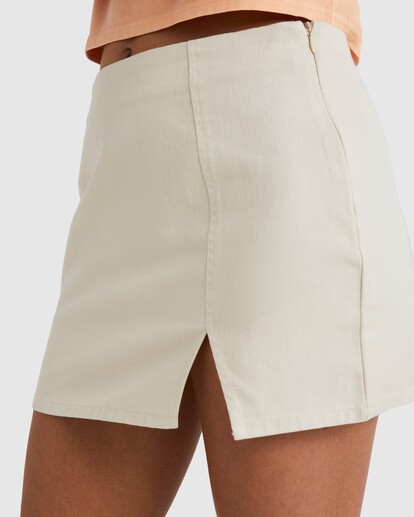 3 Violeta Denim Skirt White UBJDK00105 Billabong