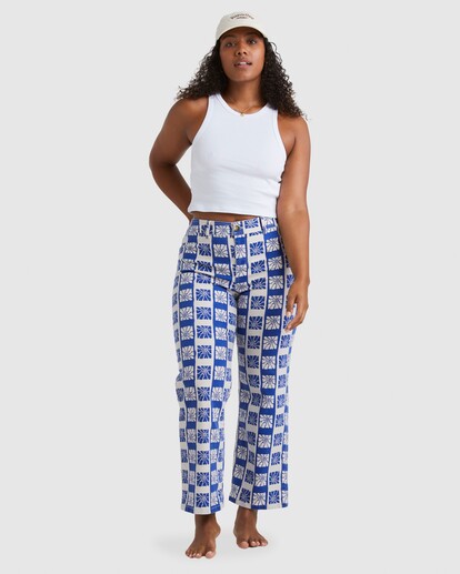 4 Sun Down Denim Pants Blue UBJDP00111 Billabong