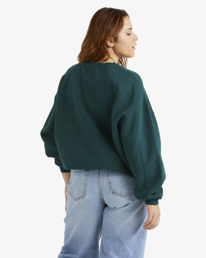 8 Tiki Vibes Kendall Crew Green UBJFT00194 Billabong