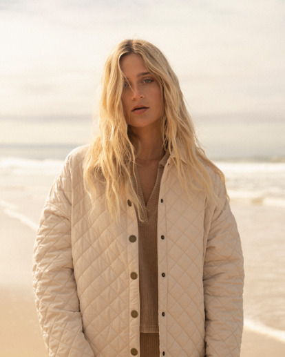 0 Lets Go Shacket Beige UBJJK00133 Billabong