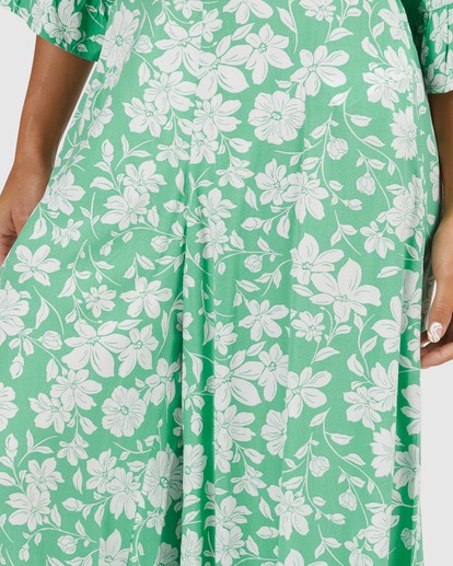5 On My Mind Isle Wide Leg Beachy Pants Green UBJNP00150 Billabong