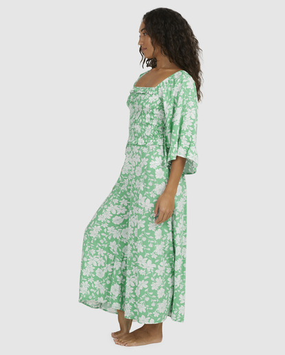 1 On My Mind Isle Wide Leg Beachy Pants Green UBJNP00150 Billabong