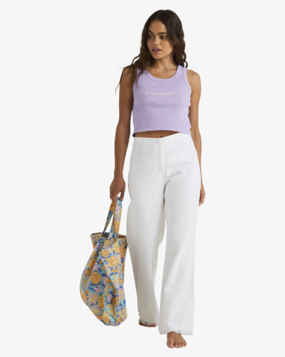 4 On The Go Pants White UBJNP00176 Billabong