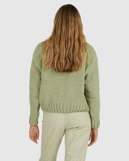 2 Only Mine Crew Neck Sweater Green UBJSW00127 Billabong