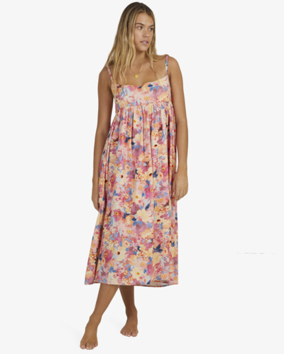 1 Summer Bliss - Maxi-jurk voor Dames Red UBJWD00288 Billabong