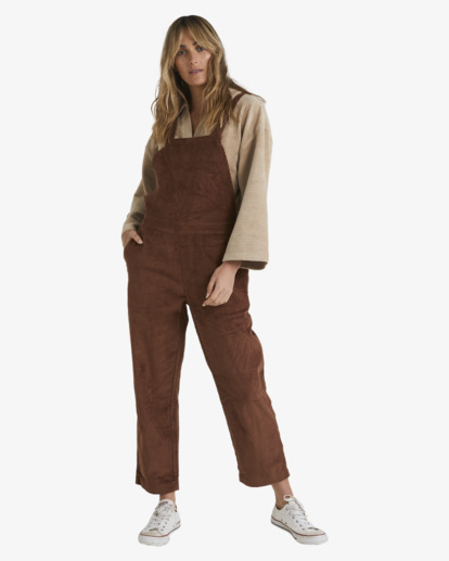 4 So Stoked Overall Brown UBJWD00307 Billabong