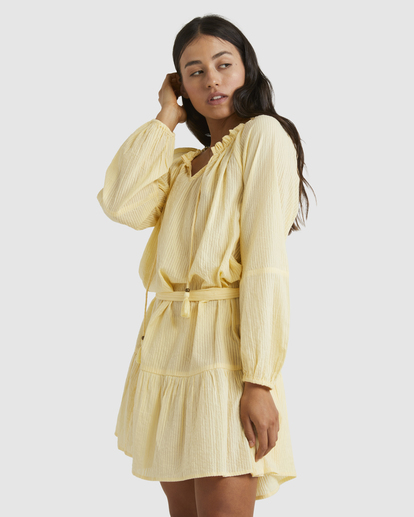 1 Maggie Dress Yellow UBJWD00321 Billabong