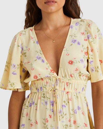 4 Kismet Dress Yellow UBJWD00341 Billabong