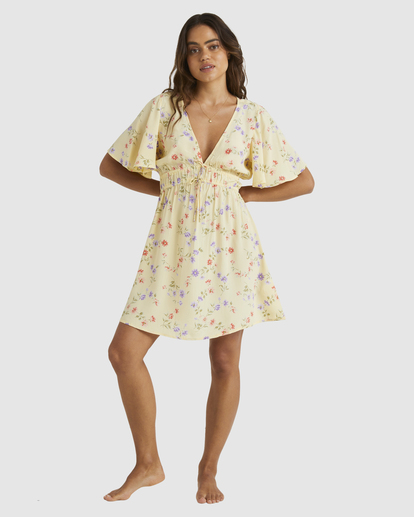 5 Kismet Dress Yellow UBJWD00341 Billabong