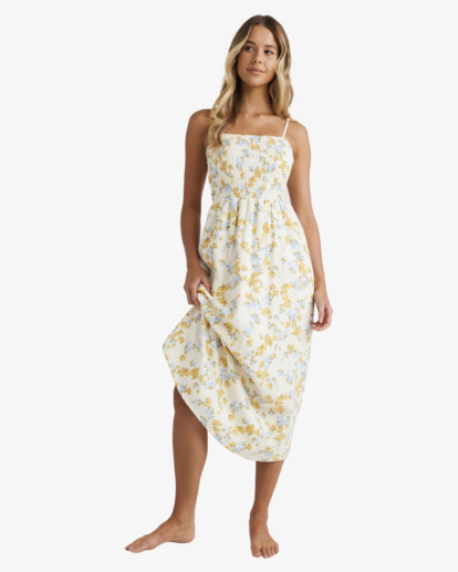 4 Soft Sun Vacay Dress Yellow UBJWD00387 Billabong