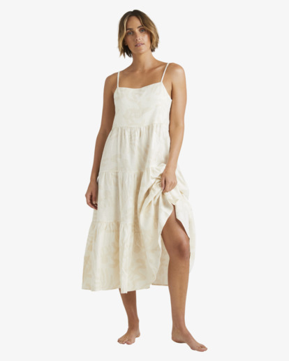 0 Soft Sway Lost Love Dress White UBJWD00390 Billabong