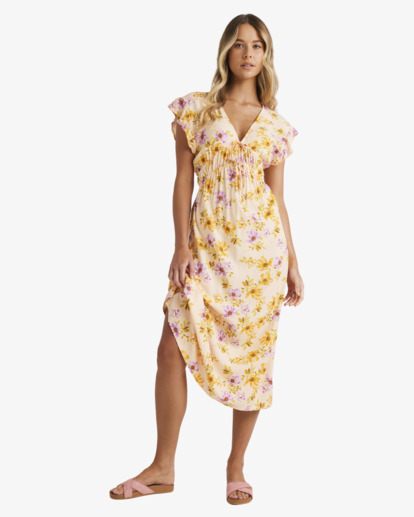 0 Willful Dreams Picnic Dress Multicolor UBJWD00405 Billabong
