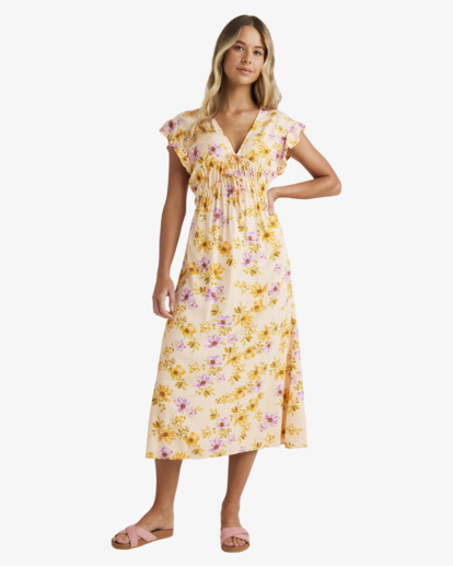 4 Willful Dreams Picnic Dress Multicolor UBJWD00405 Billabong