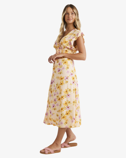1 Willful Dreams Picnic Dress Multicolor UBJWD00405 Billabong