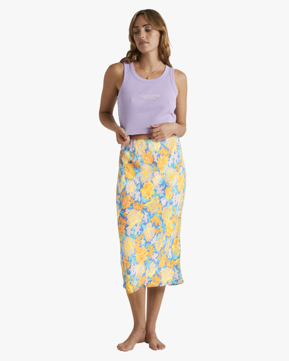 4 Last Summer Dream Skirt Blue UBJWK00149 Billabong