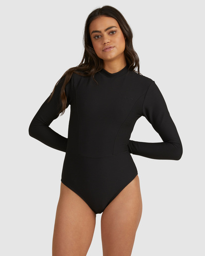 1 Tanlines Bodysuit Rash Vest Black UBJWR00150 Billabong