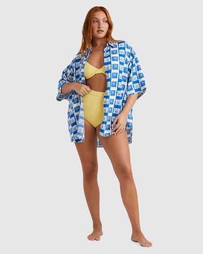 5 Sun Down Shirt Blue UBJWT00184 Billabong