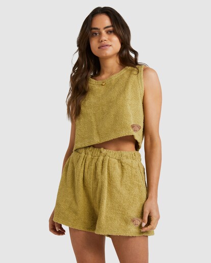 1 Tiki Babe Tank Yellow UBJWT00192 Billabong