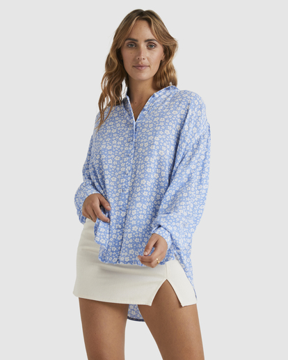 0 Holiday La Mer Shirt Blue UBJWT00202 Billabong