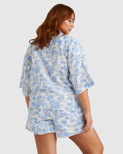 3 Island Sun Shirt White UBJWT00205 Billabong